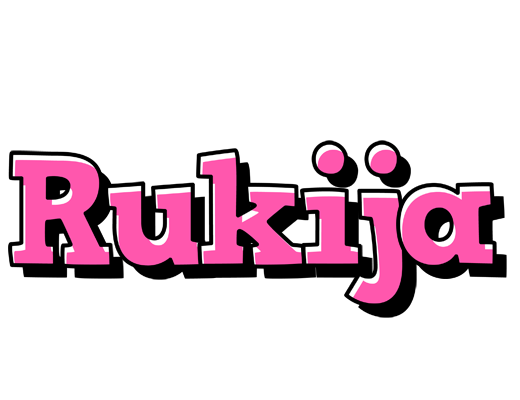 Rukija girlish logo
