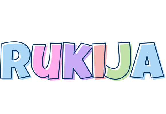 Rukija pastel logo