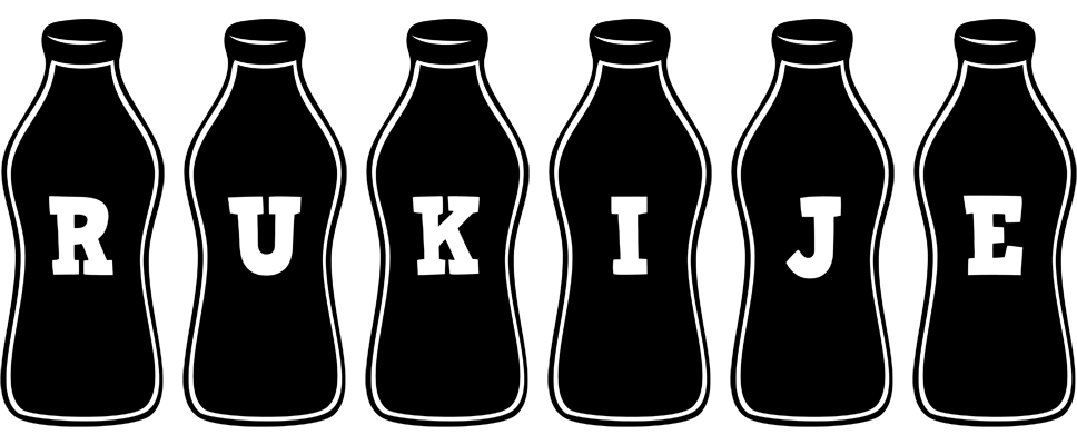 Rukije bottle logo
