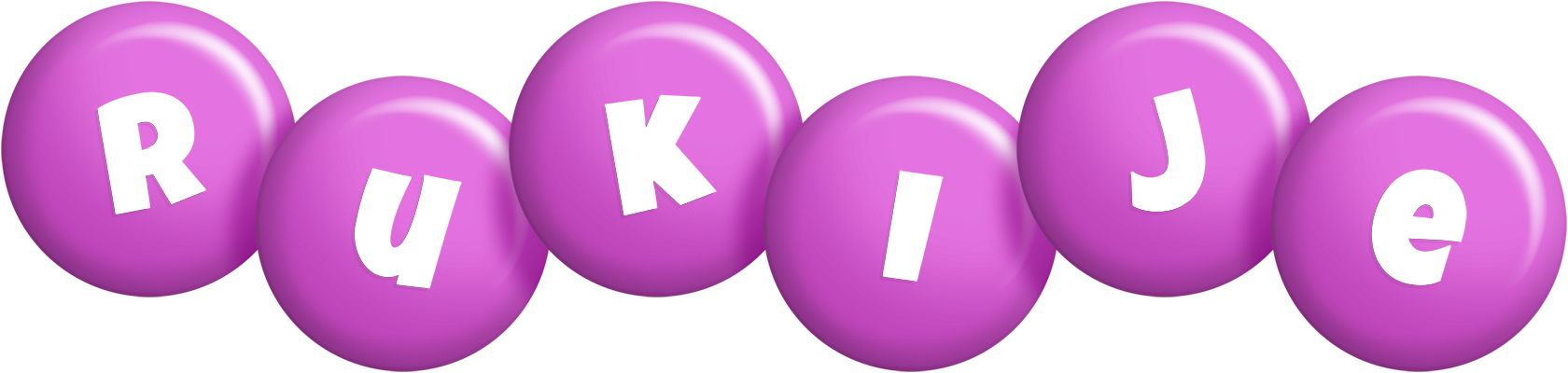 Rukije candy-purple logo