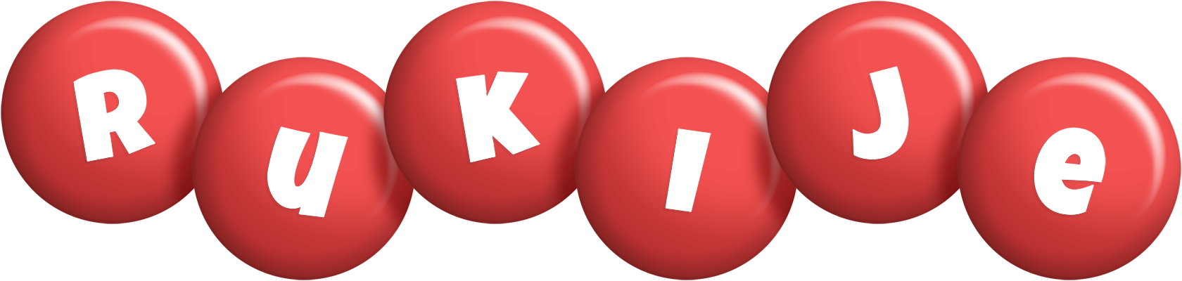 Rukije candy-red logo