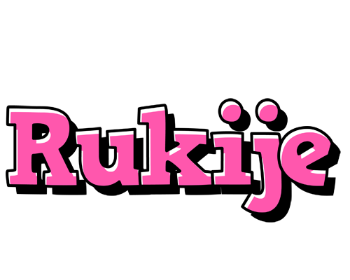 Rukije girlish logo