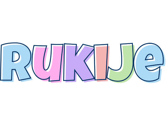 Rukije pastel logo