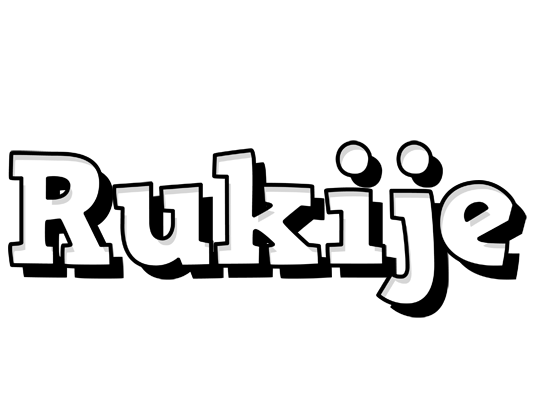 Rukije snowing logo