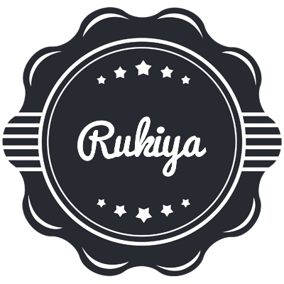 Rukiya badge logo