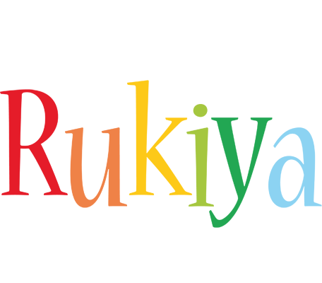 Rukiya birthday logo