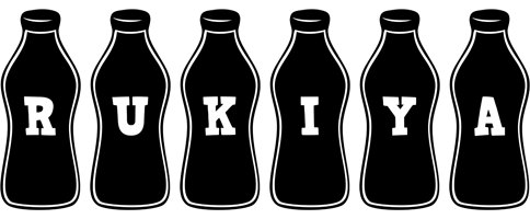 Rukiya bottle logo