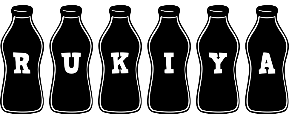 Rukiya bottle logo