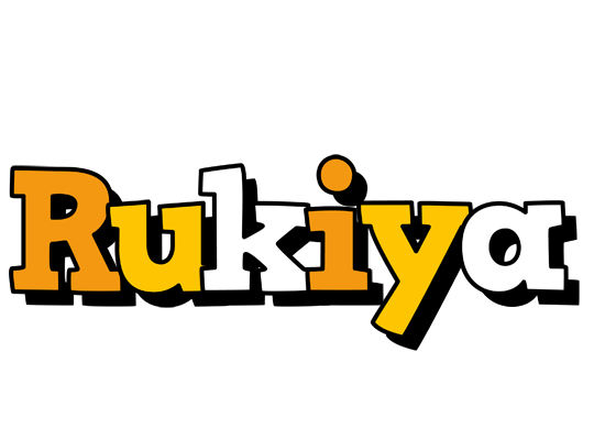 Rukiya cartoon logo