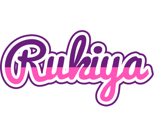 Rukiya cheerful logo