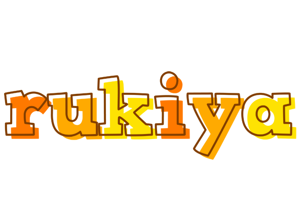 Rukiya desert logo