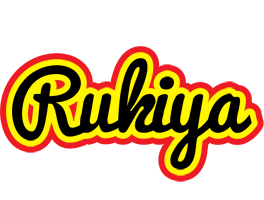 Rukiya flaming logo