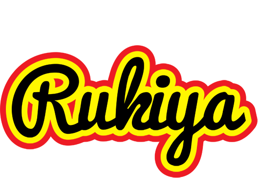 Rukiya flaming logo
