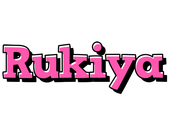 Rukiya girlish logo