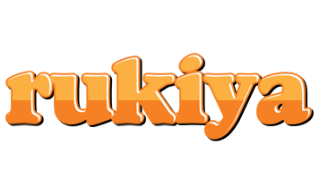 Rukiya orange logo