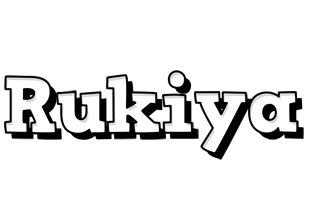 Rukiya snowing logo