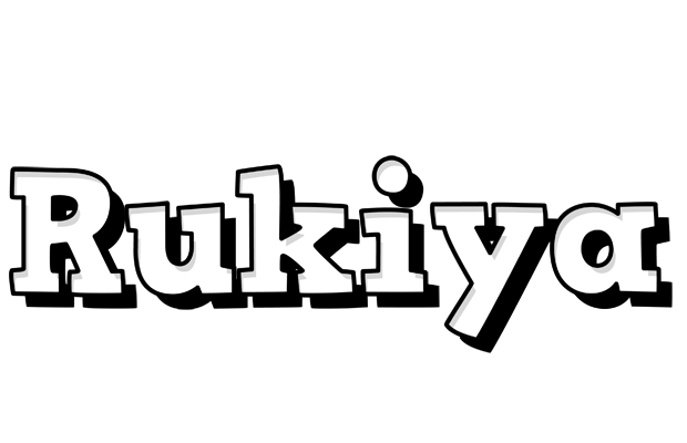 Rukiya snowing logo