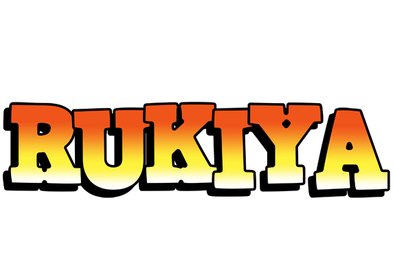 Rukiya sunset logo
