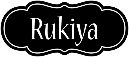 Rukiya welcome logo