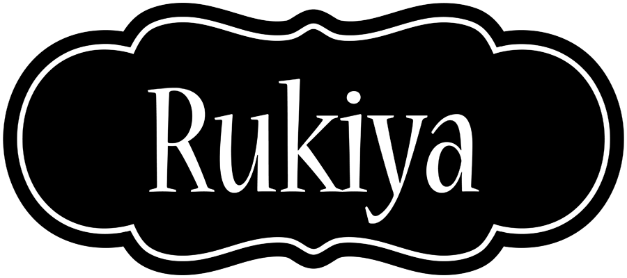 Rukiya welcome logo