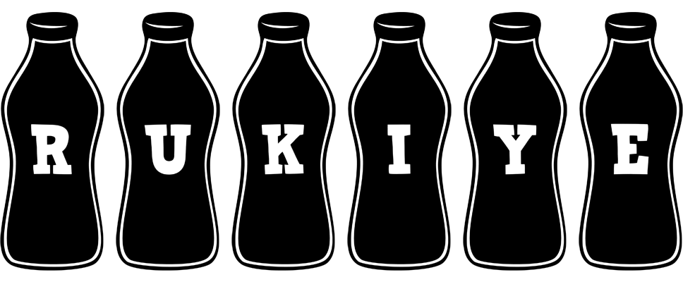 Rukiye bottle logo