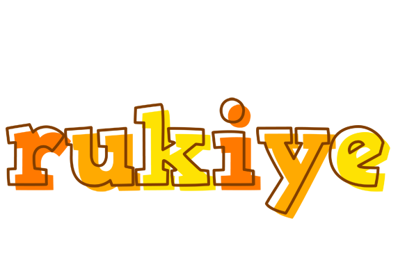 Rukiye desert logo