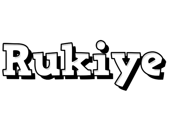 Rukiye snowing logo