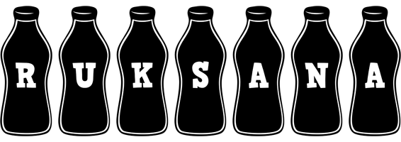 Ruksana bottle logo