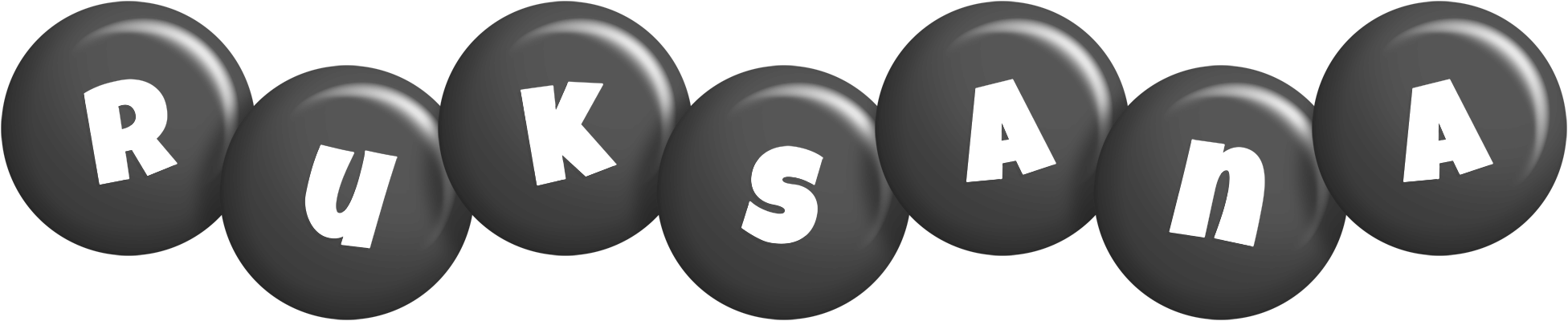 Ruksana candy-black logo