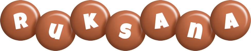 Ruksana candy-brown logo