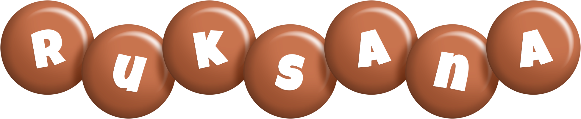 Ruksana candy-brown logo