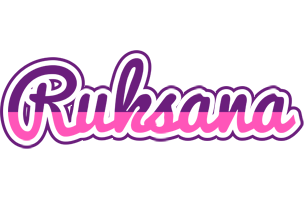 Ruksana cheerful logo