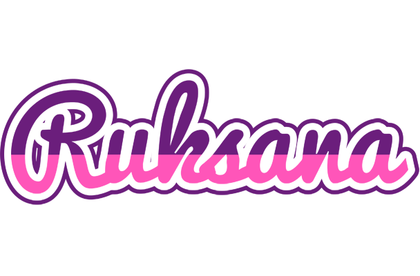 Ruksana cheerful logo