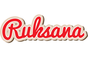 Ruksana chocolate logo