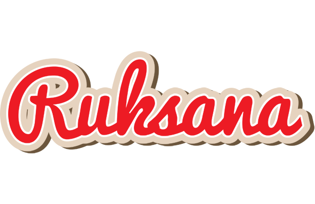 Ruksana chocolate logo