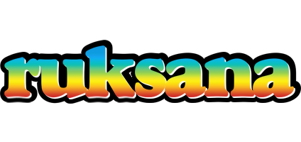 Ruksana color logo