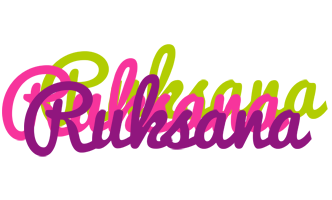 Ruksana flowers logo
