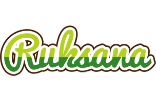Ruksana golfing logo
