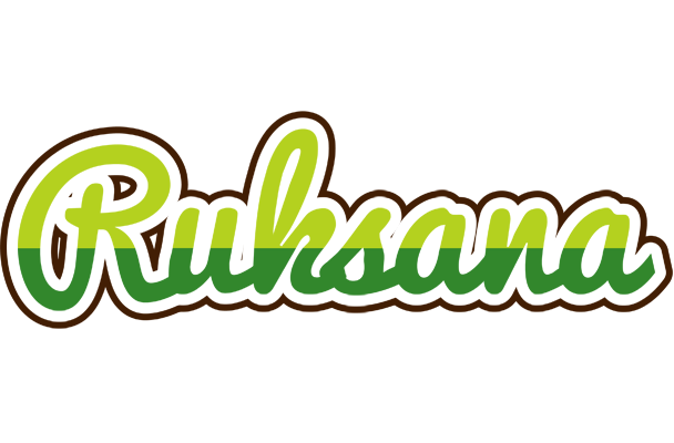 Ruksana golfing logo