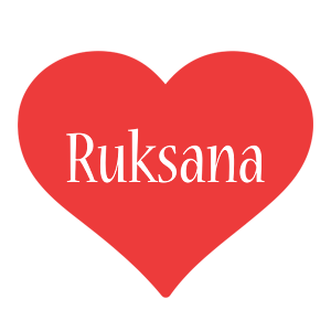 Ruksana love logo
