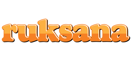Ruksana orange logo