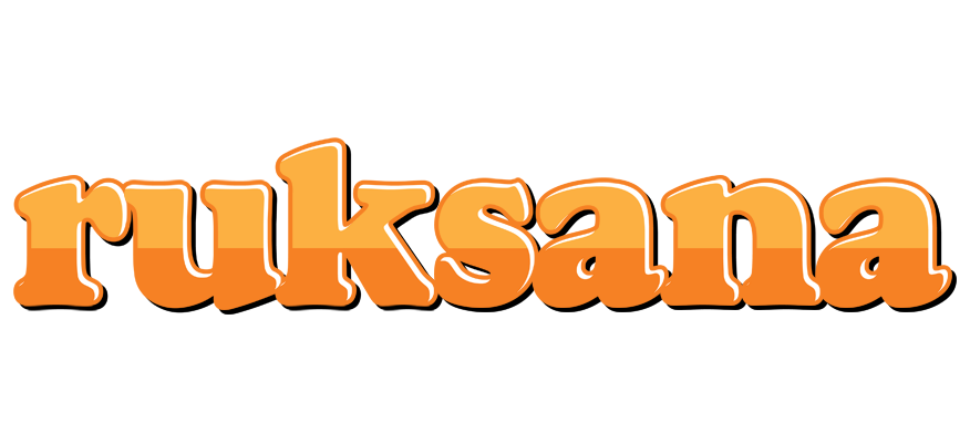 Ruksana orange logo