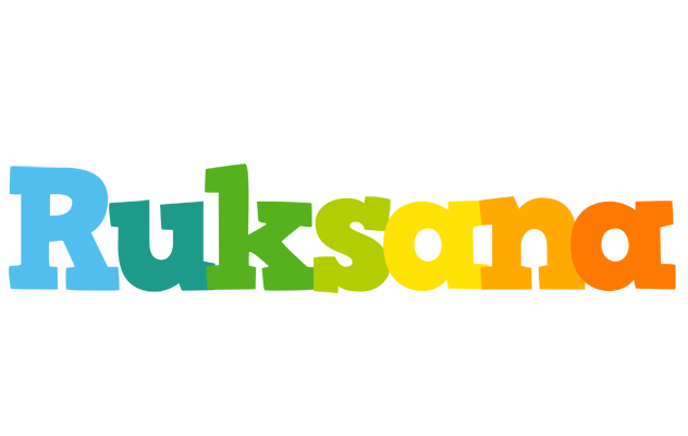 Ruksana rainbows logo