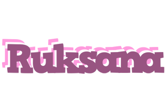 Ruksana relaxing logo