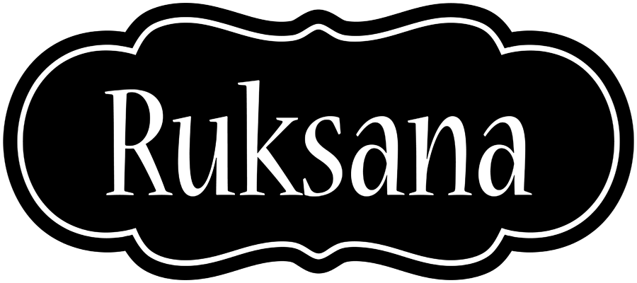 Ruksana welcome logo