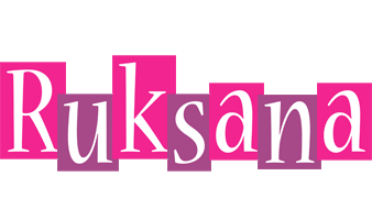 Ruksana whine logo