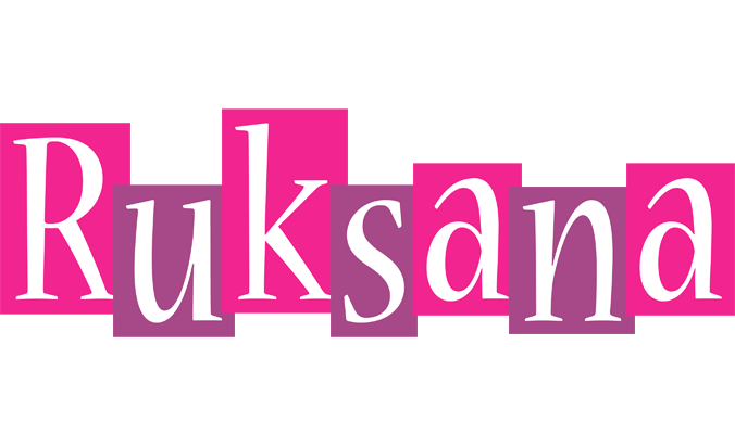 Ruksana whine logo