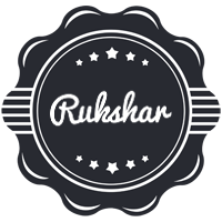 Rukshar badge logo