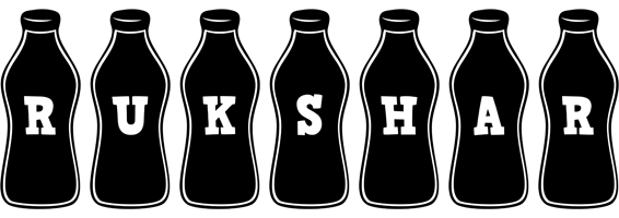 Rukshar bottle logo