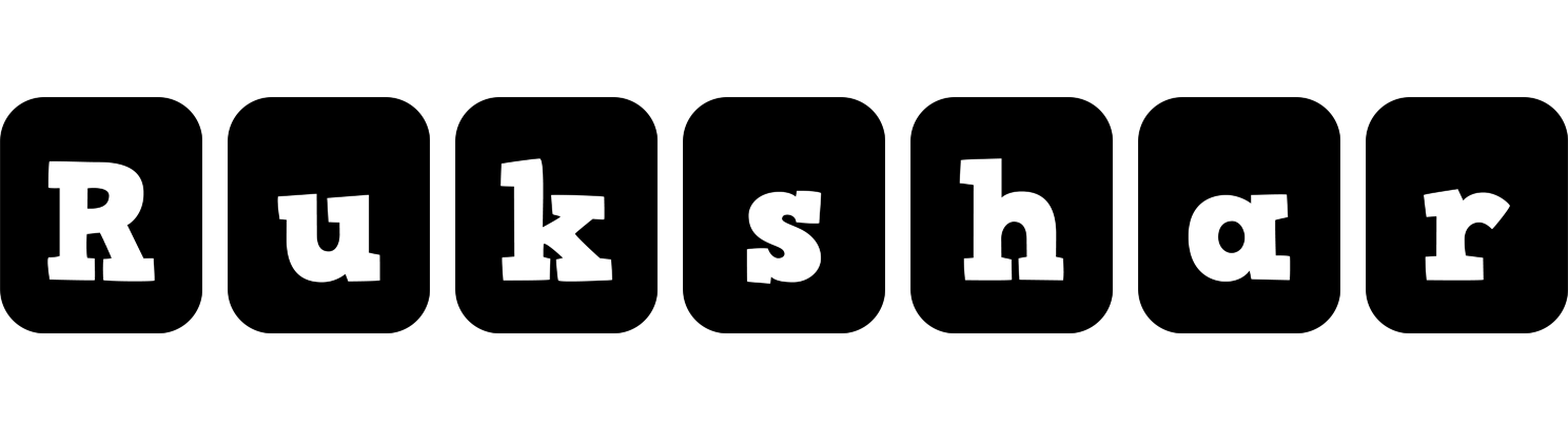 Rukshar box logo